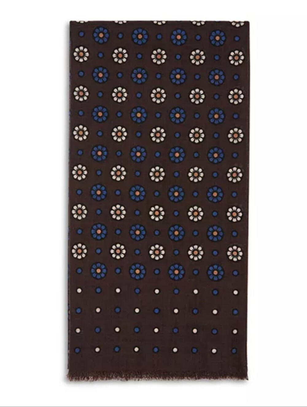 Floral Medallion Italian Wool Scarf -exclusive To Bloomingdale's NWT